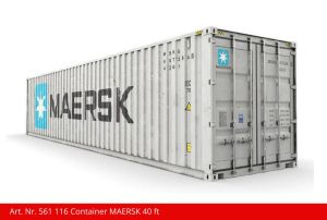 Container 40 ft MAERSK grau - Kiss Schweiz 561116 Spur 1